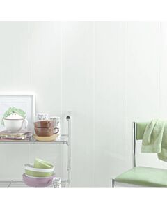 Friso pvc blanco 260 x 37,5 cm