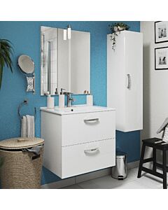 Mueble De Ba&ntilde;o Suspendido Blanco Aruna 60X45 cm