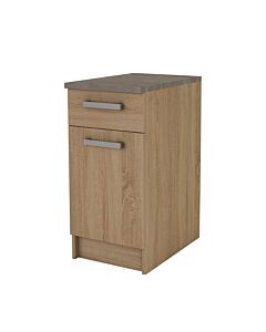 Mueble bajo noa roble 40 cm