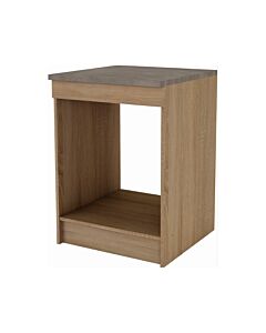 Mueble bajo para horno noa roble 60 cm