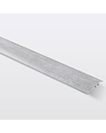 Perfil de unión plano aluminio "decor155" 93 x 3,7 cm madera