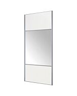 Puerta corredera espejo Valla blanco 237x92 cm