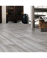 Suelo laminado Santa Fe gris AC5 7mm 138,3x19,3cm