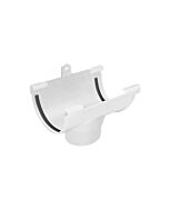 Bajada para canalón de pvc curvo blanco 125 mm