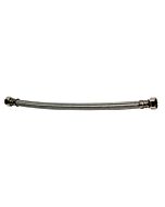 Latiguillo acero inox h 3/8" - h 3/8" 40 cm