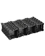 Caja universal empotrar negro 20 uds