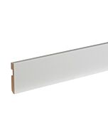 Pack rodapiés MDF blanco 223x9 cm 5 uds